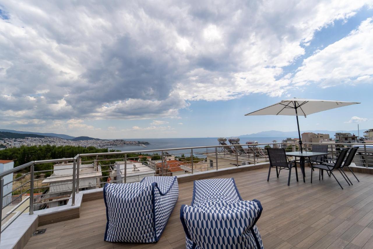 Seametry Premium Residencies Kavala Apartment Luaran gambar